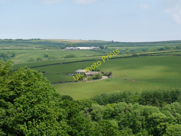 Photo 6"x4" The view towards Collacott Farm with The Beeches in the foreground Bittadon c2010