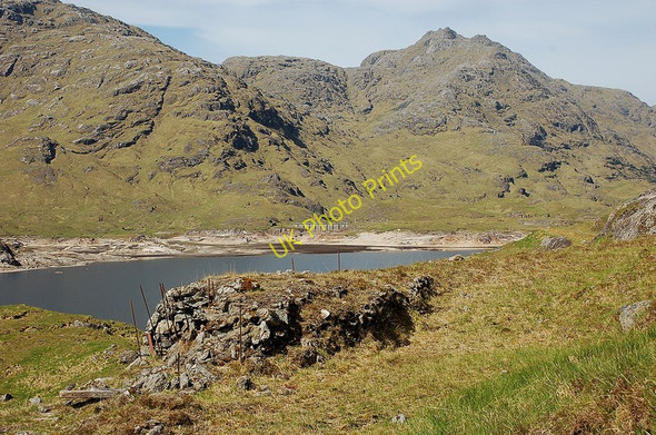 Photo 6"x4" Remains of workings by the hydro track Loch Quoich\/NM9499 c2010