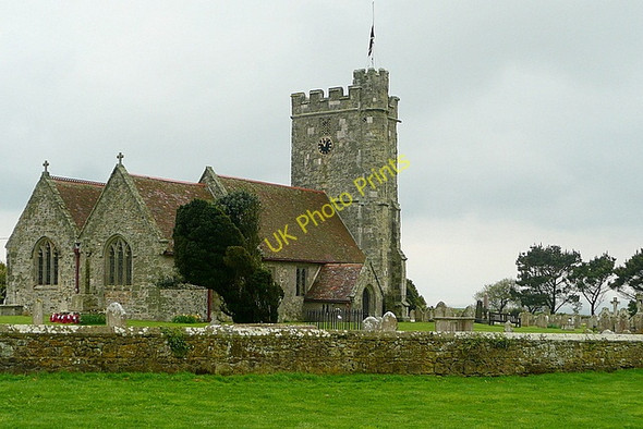 Photo 6"x4" Chale church Chale c2010