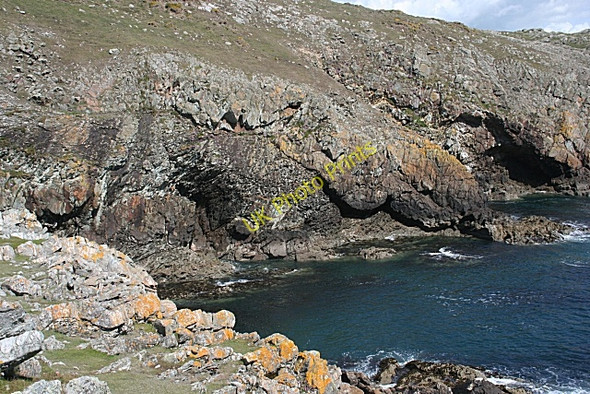 Photo 6"x4" Cliffs near Rhoscolyn Rhoscolyn c2010