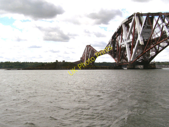 Photo 6"x4" Forth Bridge and Inchgarvie Queensferry\/NT1278 c2010