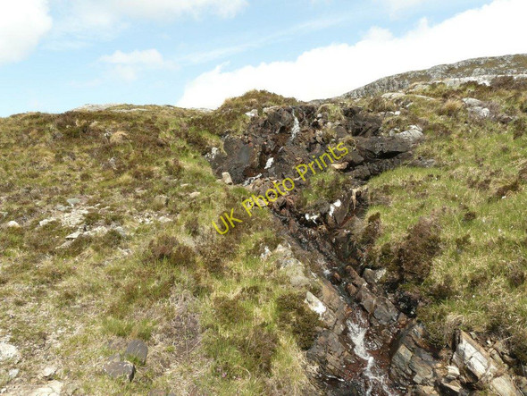 Photo 6"x4" Roadside loch outflow, Kylestrome - Loch More track Kylesku c2010
