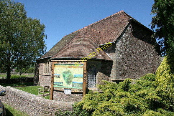 Photo 6"x4" Tretower village hall Tretower c2010