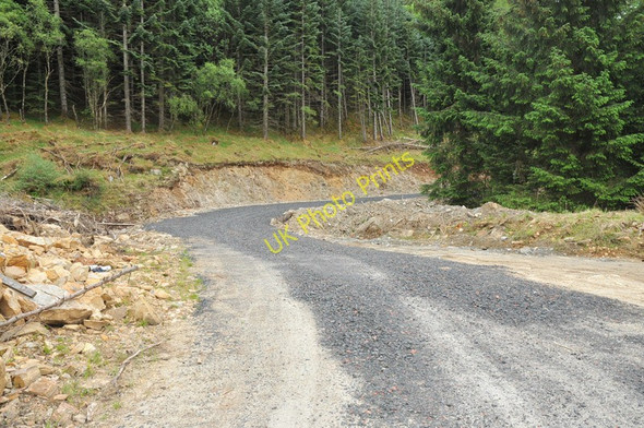 Photo 6"x4" Newly cut forestry road near Appin Portnacroish c2010