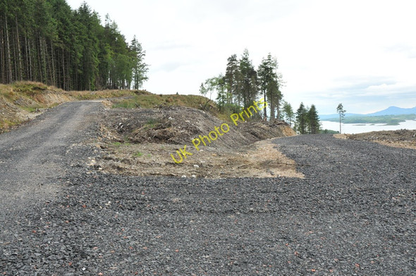 Photo 6"x4" Newly cut forestry roads in Lurignich Plantation Portnacroish c2010