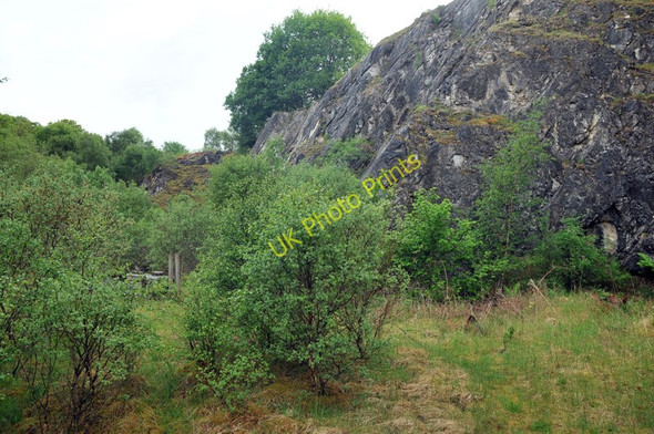 Photo 6"x4" Disused quarry near Duror Duror c2010