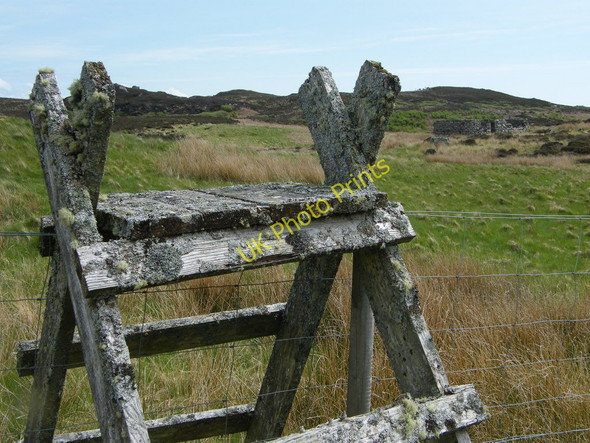 Photo 6"x4" Impressively weathered steps Breac-achadh\/NM3318 c2010