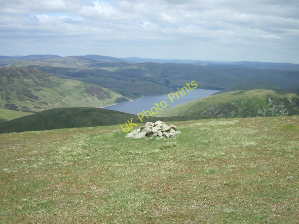Photo 6"x4" Cairn on Nickies Knowe Talla Linnfoots c2010