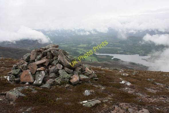 Photo 6"x4" Cairn, An Sguabach Alvie c2010