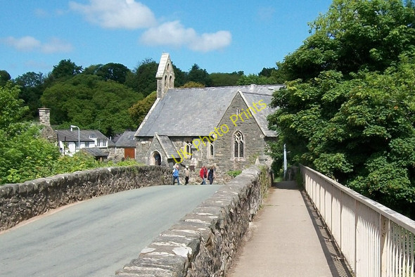 Photo 6"x4" Footbridge next to Pont Llan Llanystumdwy c2010