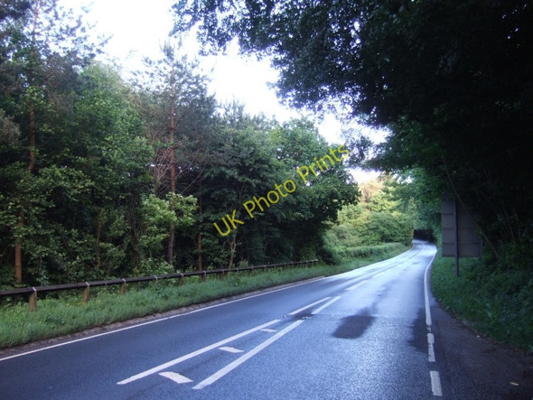 Photo 6"x4" A3052 running east from AA box 456 Nine Oaks c2010