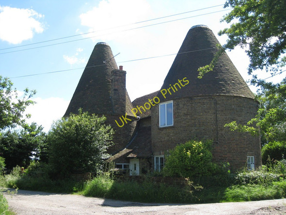 Photo 6"x4" Long Lodge Oast House, Sevenoaks Road, Otford, Kent Greatness c2010 P2