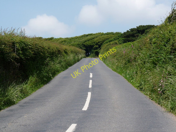 Photo 6"x4" Approaching Oxford Cross on Incledon Hill Georgeham c2010