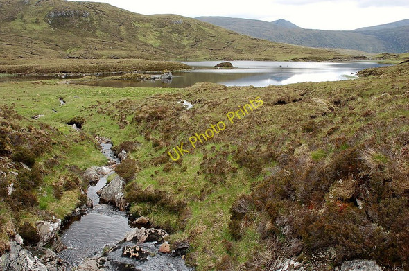 Photo 6"x4" Burn, Loch Eas na Maoile Kinloch\/NC3434 c2010
