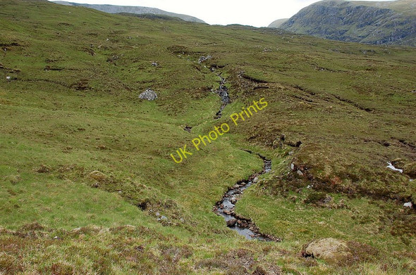 Photo 6"x4" Burn north of Loch Eas na Maoile Kinloch\/NC3434 c2010