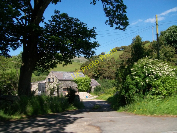 Photo 6"x4" Access road to farm buildings on the north side of Llanaelhaearn Llanaelhaearn c2010