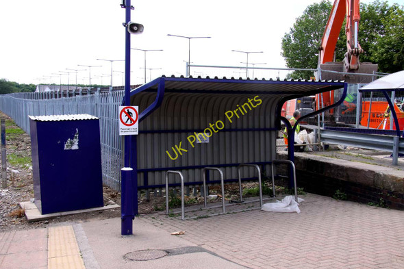 Photo 6"x4" Cycle rack at Bicester Town Station Bicester c2010
