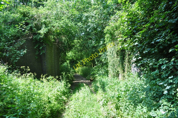 Photo 6"x4" Dismantled Railway Bridge North Barsham c2010