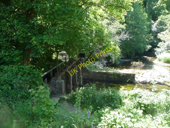 Photo 6"x4" Sluice gates on the Dart Shinner's Bridge c2010