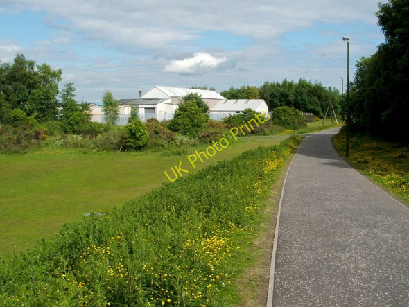 Photo 6"x4" Footpath to Herbertshire Playing Fields Denny c2010