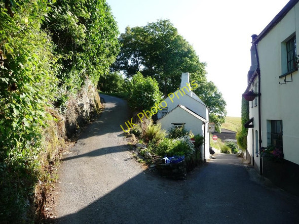 Photo 6"x4" Junction of lane and track, Ringmore Ringmore c2010