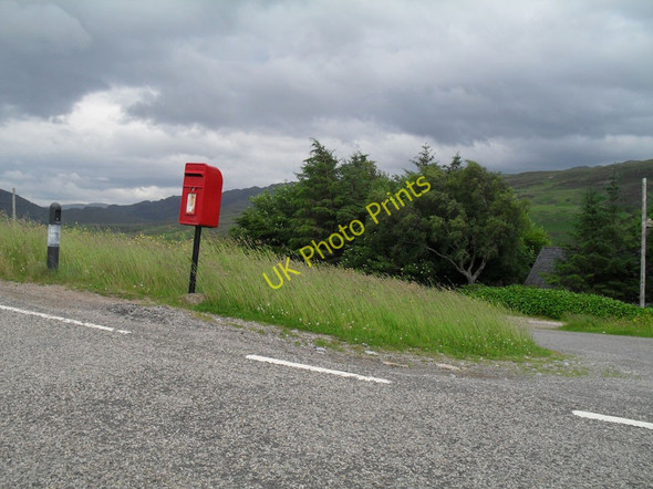 Photo 6"x4" Strathcannaird post box Strath Canaird c2010