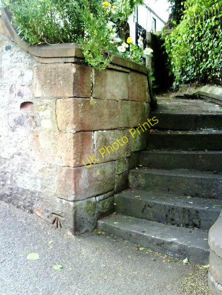Photo 6"x4" Benchmark on Bongate House Appleby-in-Westmorland c2010