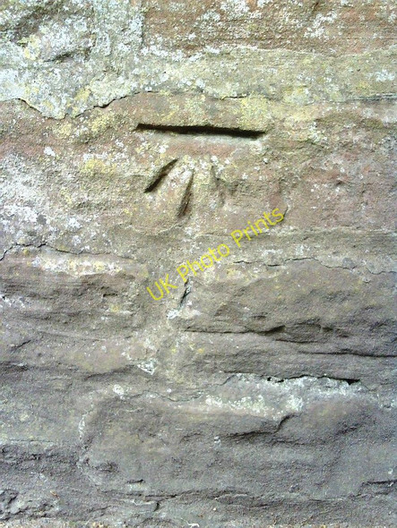 Photo 6"x4" Benchmark on wall of Bongate Appleby-in-Westmorland c2010