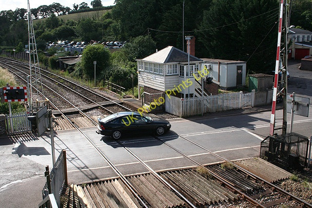 Photo 6"x4" Crediton: level crossing Crediton c2006