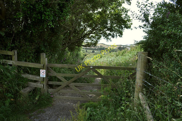 Photo 6"x4" A gate on the footpath between Yarde Farm and Damage Barton Higher Warcombe c2010