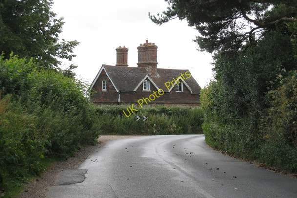 Photo 6"x4" Two Houses on Hollow Lane East Grinstead c2010