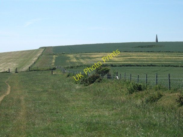 Photo 6"x4" Footpath going west on The Warren Chaldon Herring or East Chaldon c2010
