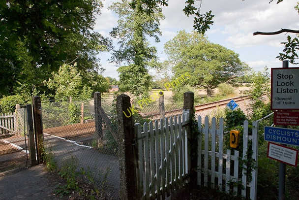 Photo 6"x4" Level Crossing at Crampmoor Crampmoor c2010