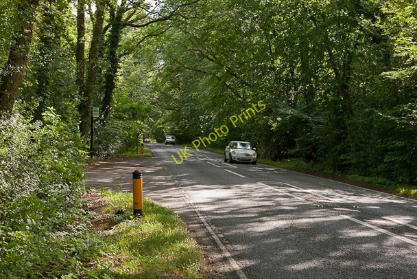 Photo 6"x4" Bus stop on The Straight Mile Crampmoor c2010