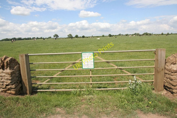 Photo 6"x4" Sign on a gate Boughton\/SP7565 c2010