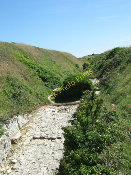 Photo 6"x4" Inclined plane from quarry Fortuneswell c2010