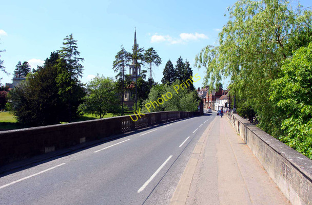 Photo 6"x4" The road across Wallingford Bridge Wallingford c2010