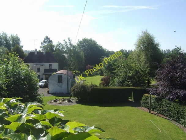Photo 6"x4" Line of the old railway at Kilmessan Kilmessan c2010
