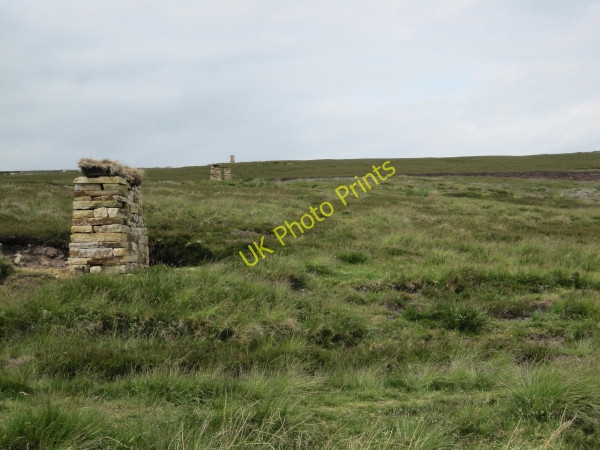 Photo 6"x4" Grouse Shooting Butt , Garry Slack Hangman Hill c2010