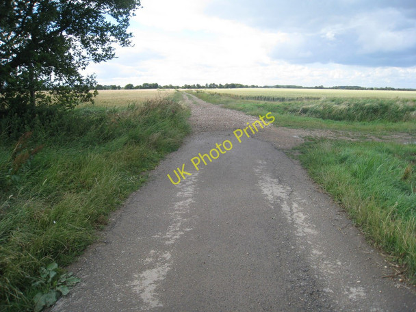 Photo 6"x4" The end of the tarmac, Pasture Lane Fockerby c2010