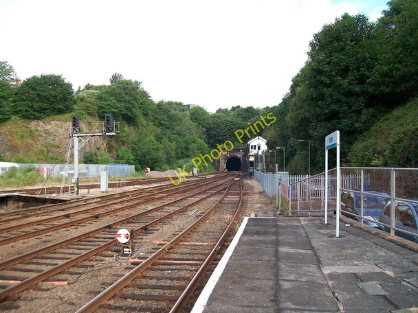 Photo 6"x4" View NNW towards the Bangor signal box and the mouth of the west tunnel Bangor\/SH5771 c2010