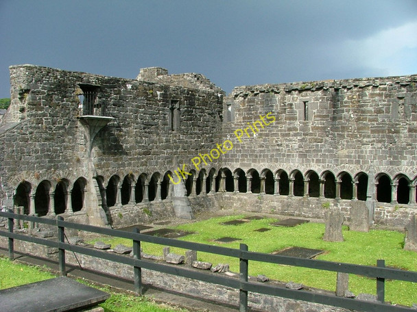 Photo 6"x4" Sligo Abbey - cloister Sligo c2007