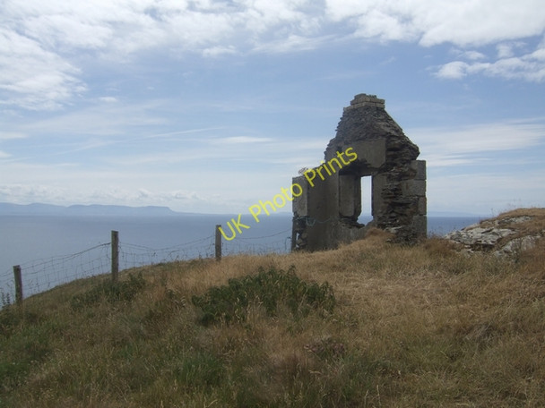 Photo 6"x4" Coastguard lookout at Teelin harbour Kilcar c2010