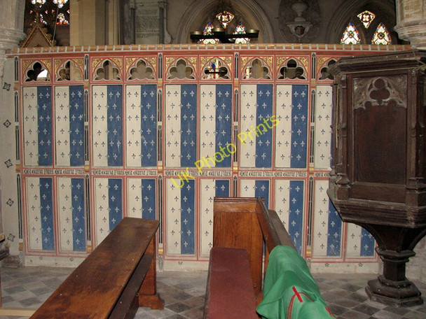 Photo 6"x4" St Mary's church in West Tofts - parclose screen West Tofts\/TL8392 c2010