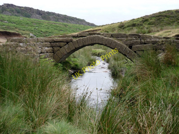 Photo 6"x4" Bridge, Hathersage Moor, Derbyshire Hathersage Booths c2010