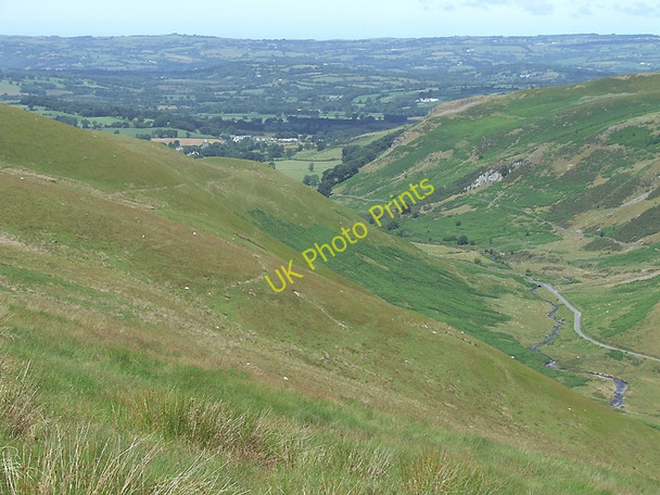 Photo 6"x4" Cwm Brefi from Gnwch Mawr, Ceredigion Llanddewi-Brefi c2010