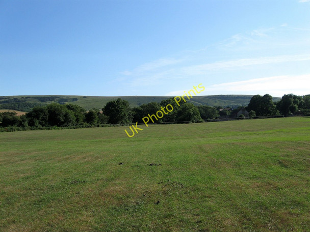 Photo 6"x4" Upper Cow Field Alciston c2010