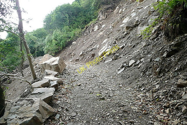 Photo 6"x4" Landslip at Yenworthy 1 Oare\/SS8047 c2010