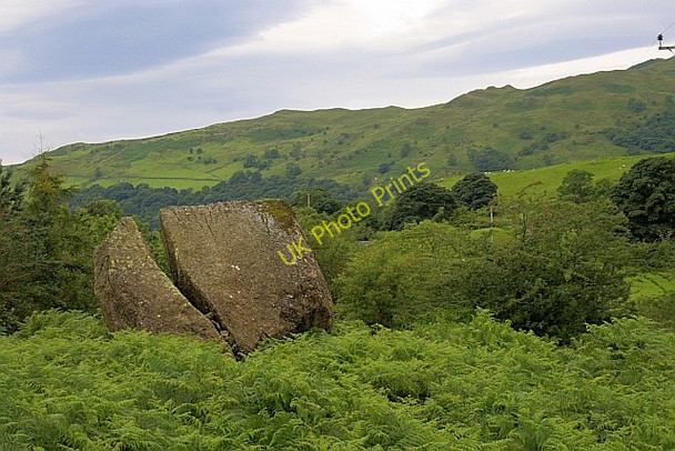 Photo 6"x4" Split Boulder Green Quarter c2010