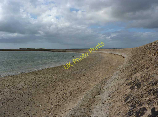 Photo 6"x4" Sea wall on Fenit Island Fenit c2010